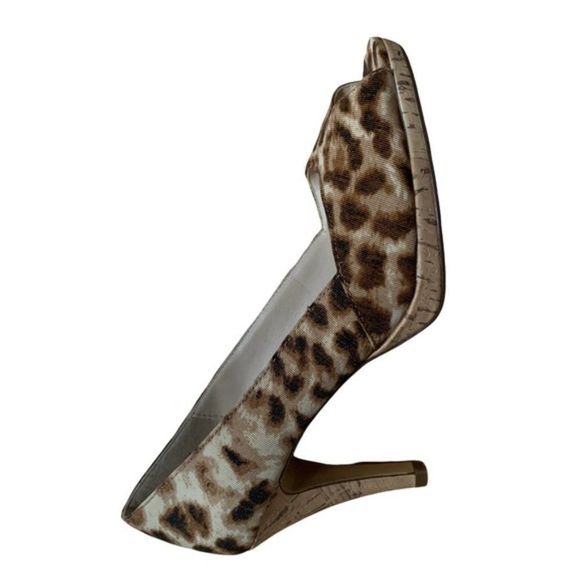 Sam & Libby Cheetah Print Heels Size 7.5 - Picture 3 of 7